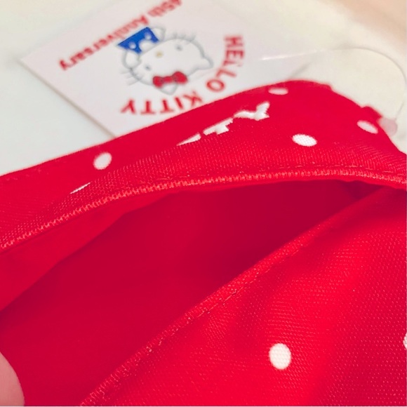 Red Hello Kitty 45th Anniversary Tissue Case Holder - Picture 5 of 6